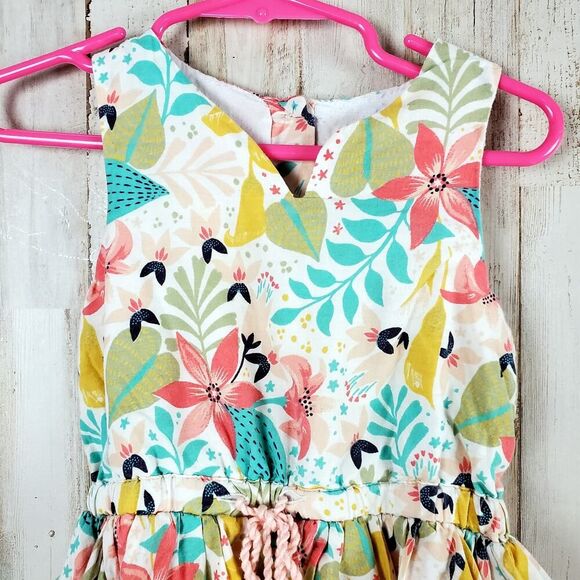 Tommy Bahama Tropical Floral Summer Dress 2T - Picture 8 of 11
